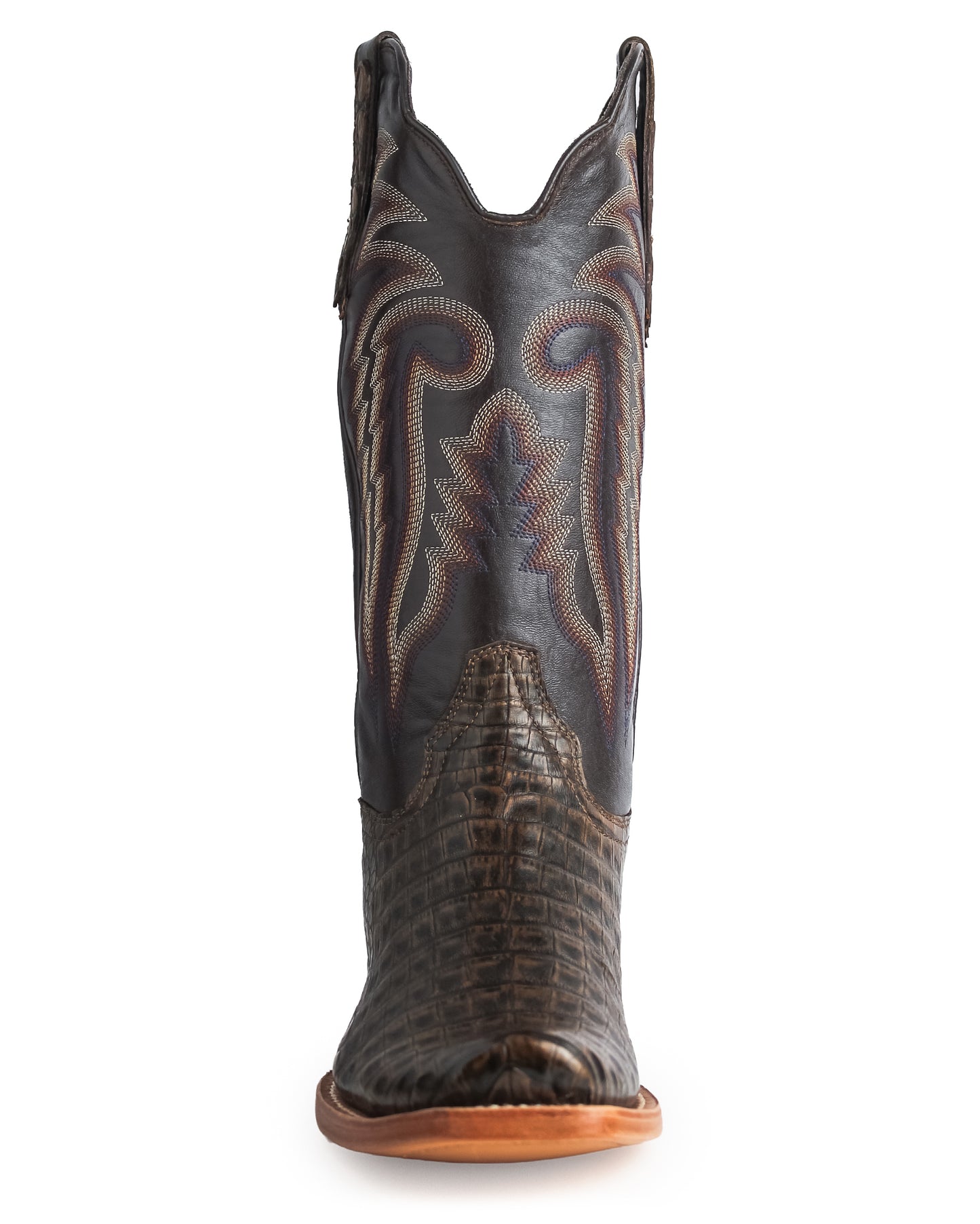 Men's Chocolate Exotic Western Boots - Rw2007-1