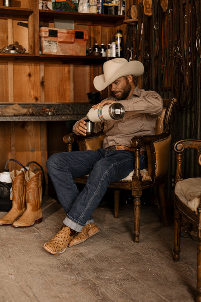 Men's Antique Bruciato Exotic Western Boots