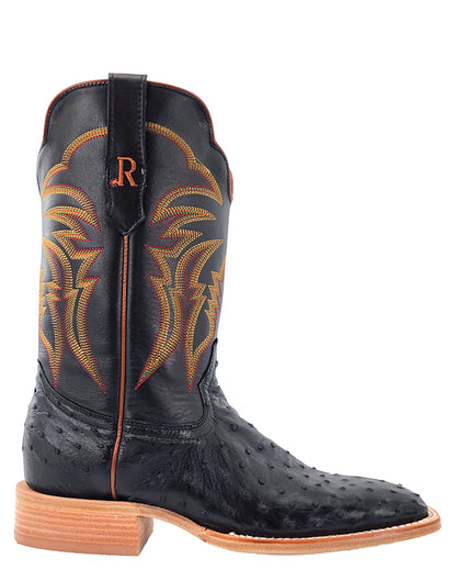 Men's Sinatra Black Cowhide Western Boots