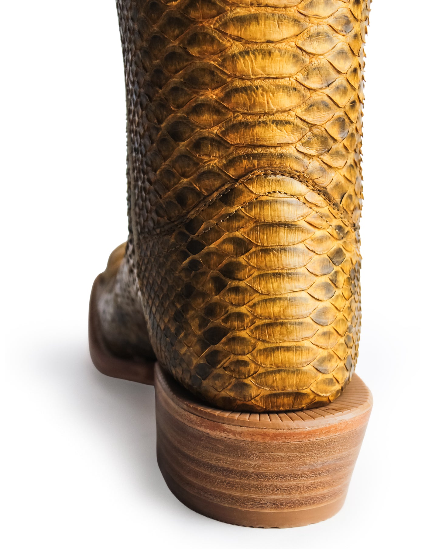 Women's Champagne Tall Exotic Western Boots - Rwl7212-1