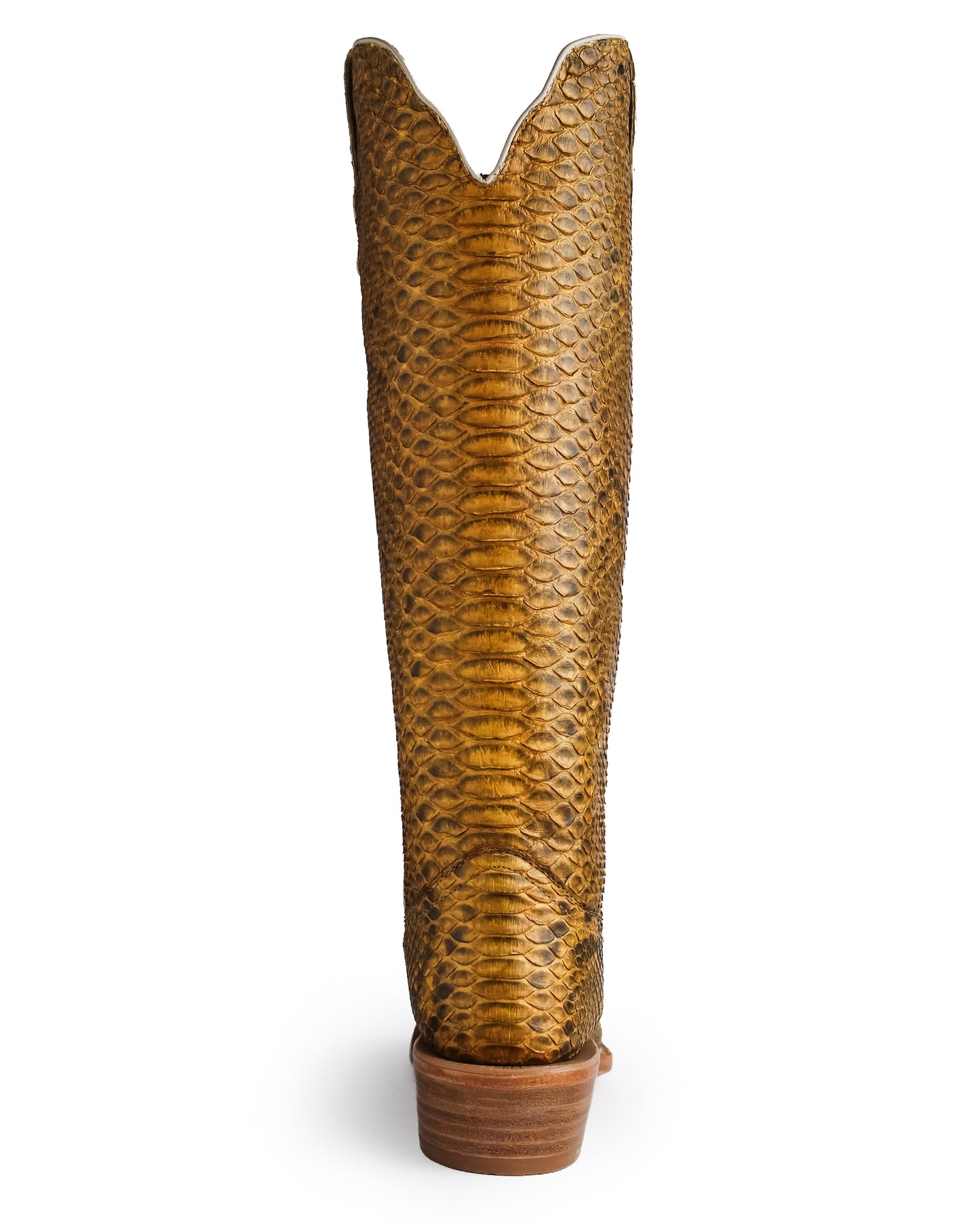 Women's Champagne Tall Exotic Western Boots - Rwl7212-1
