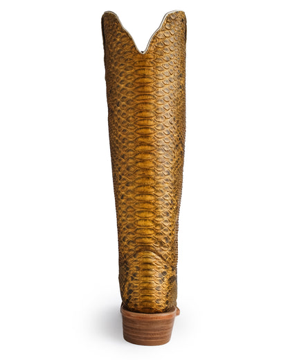 Women's Champagne Tall Exotic Western Boots - Rwl7212-1