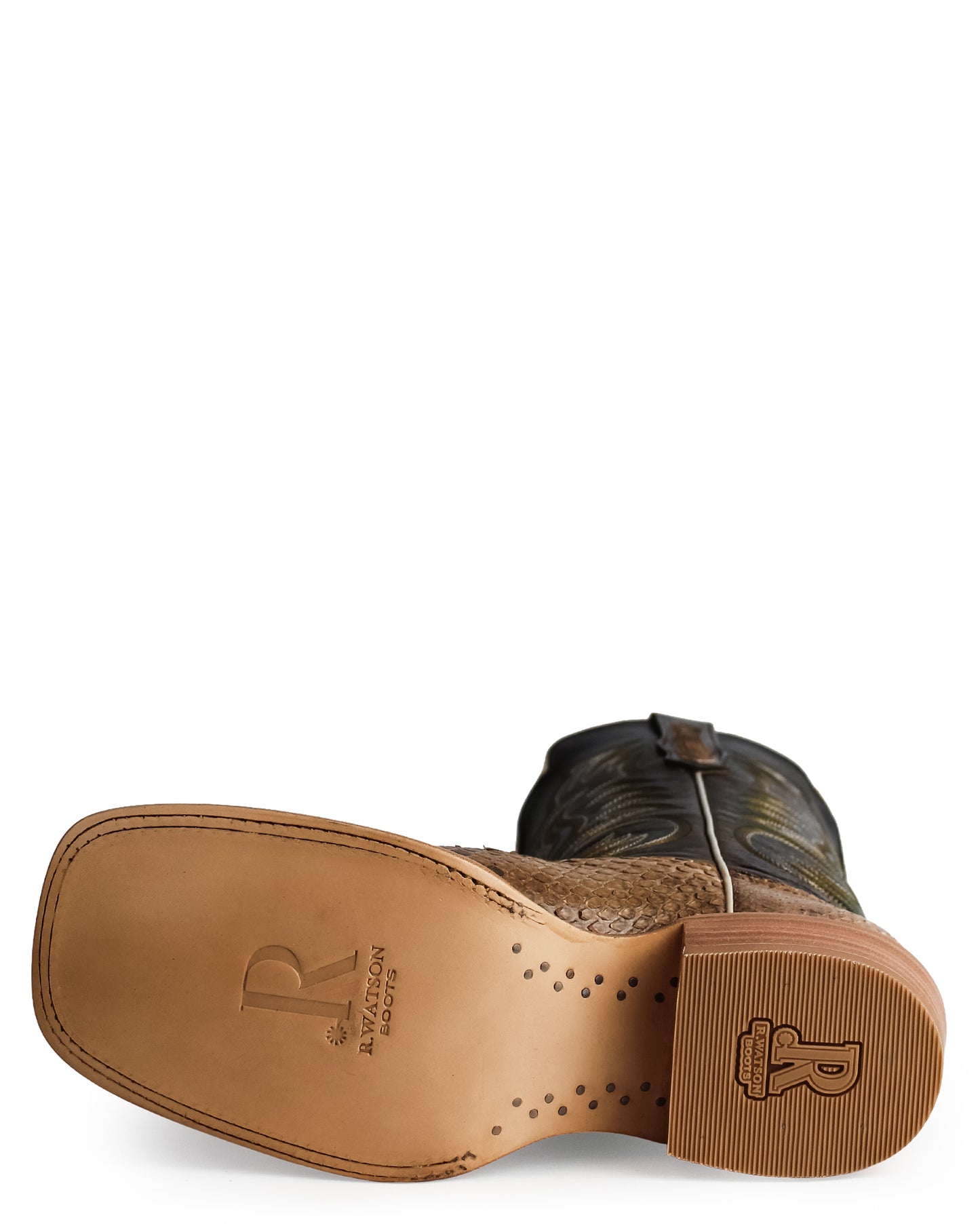 Men's Sueded Exotic Western Boots - Rw7911-2