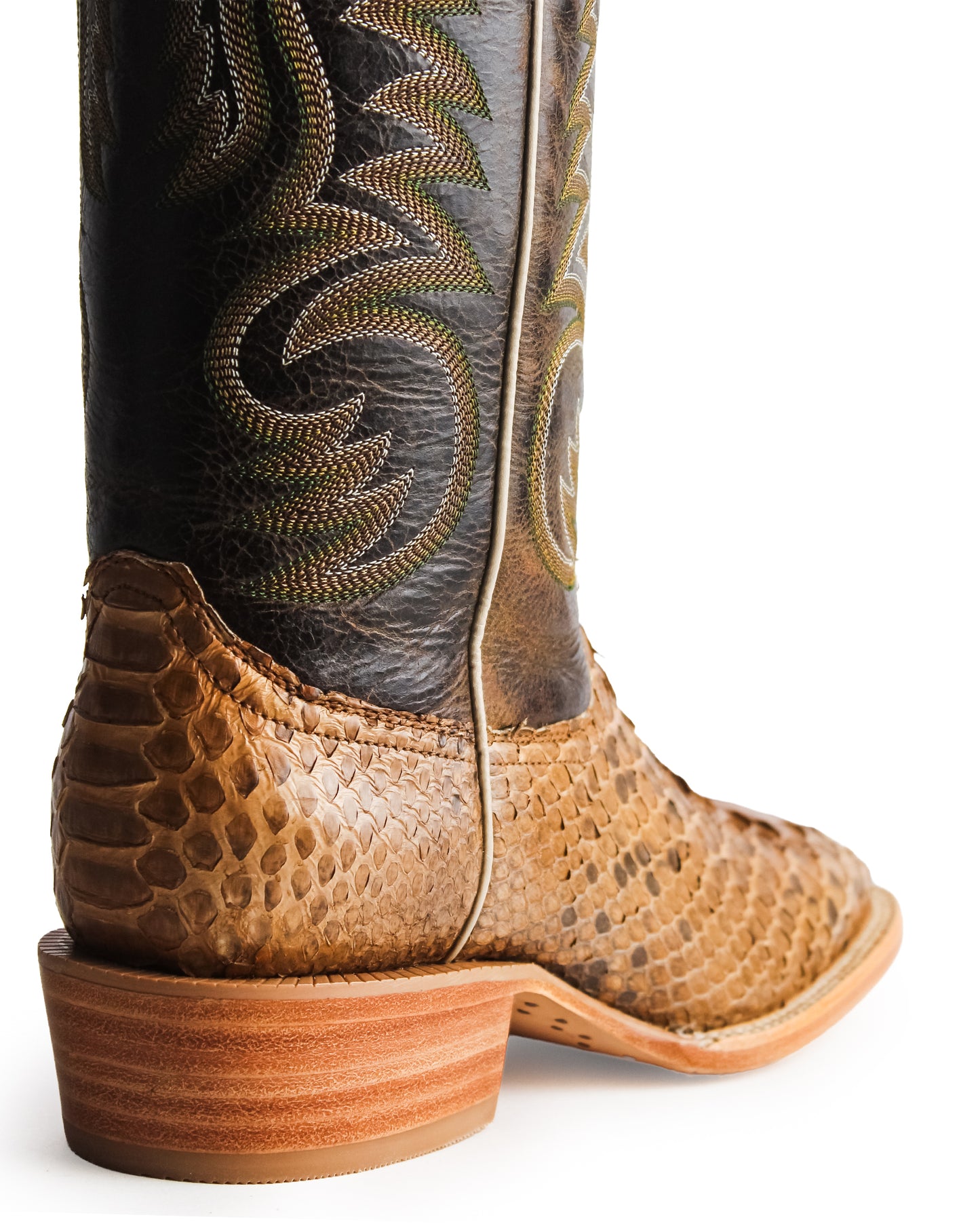 Men's Sueded Exotic Western Boots - Rw7911-2