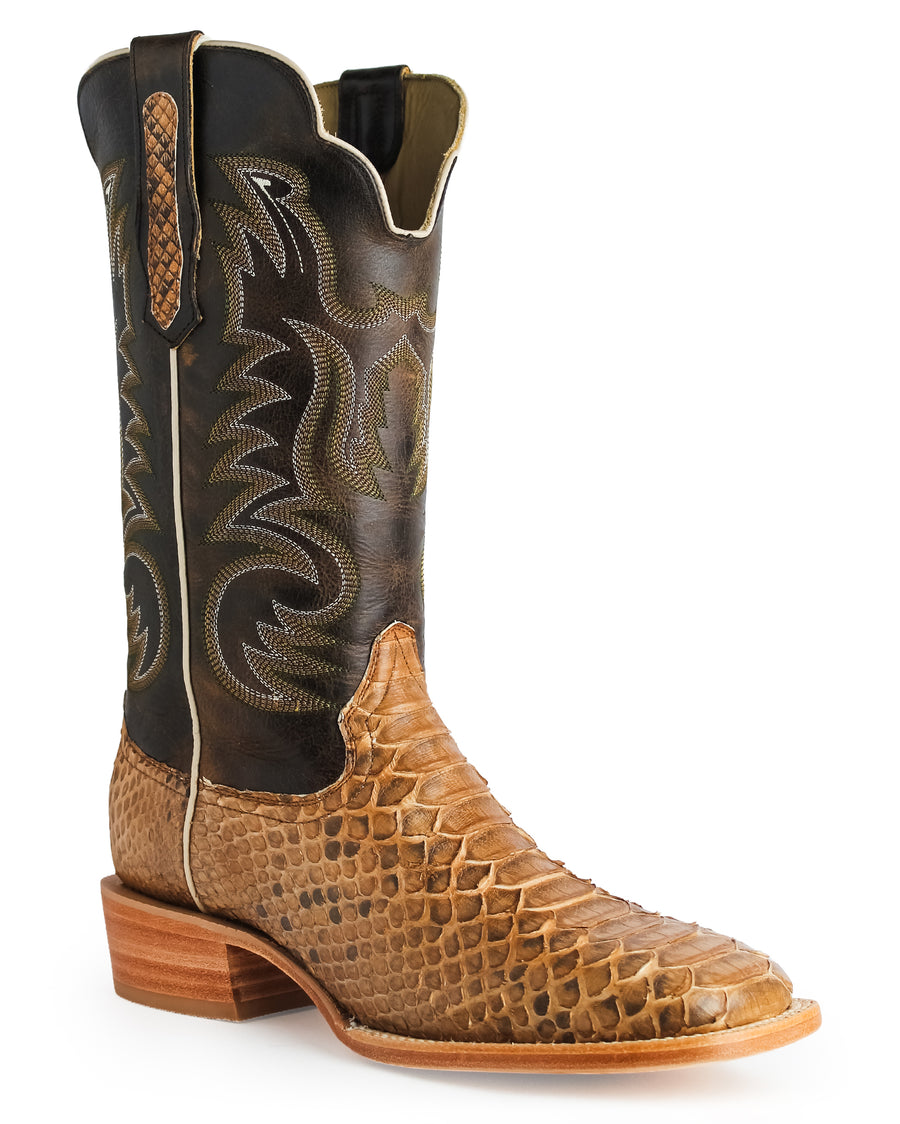 Men's Sueded Exotic Western Boots - Rw7911-2 by R Watson from Skip’s Western Outfitters | RWA-RW7911-2-070-D