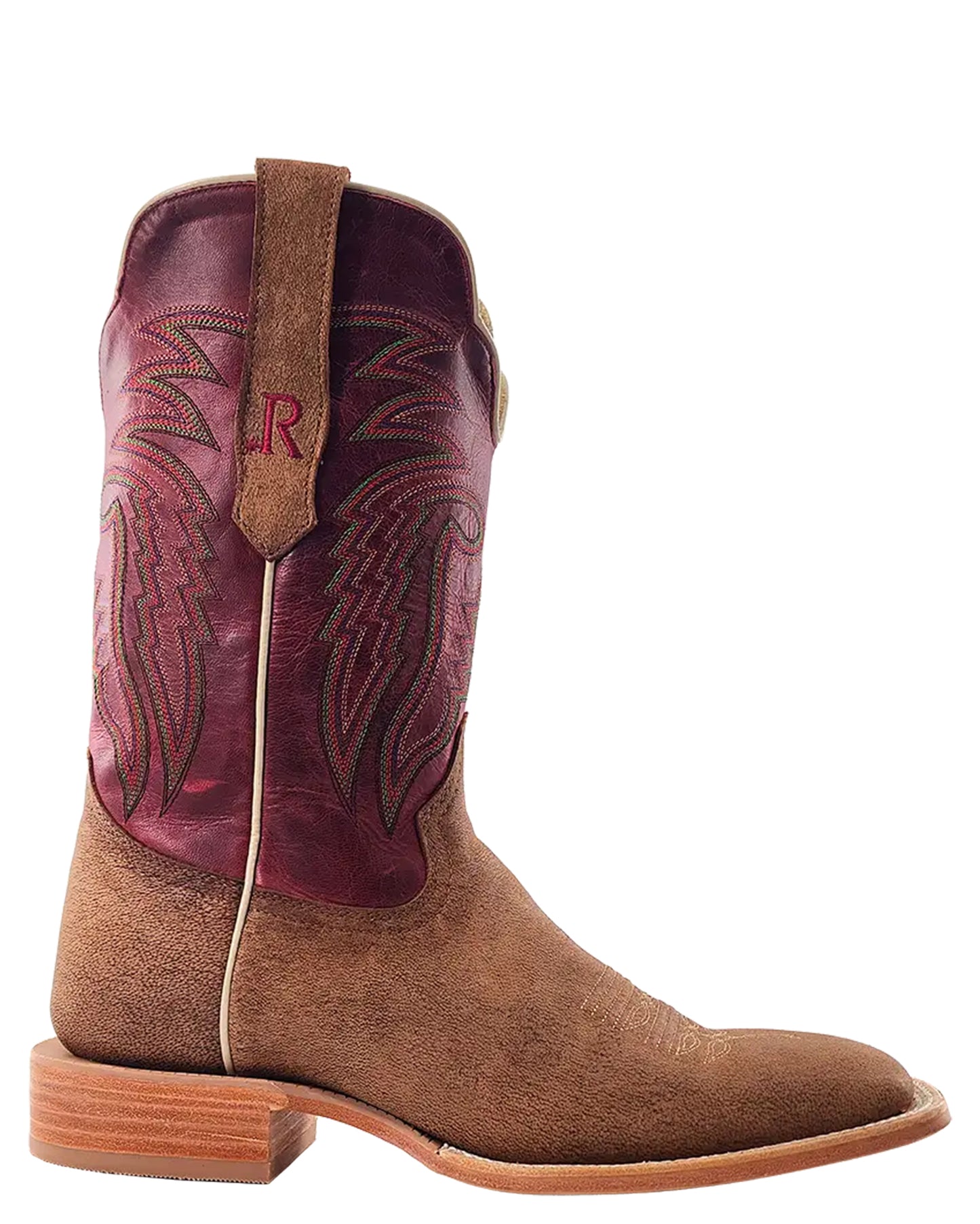 Men's Tan Nubuck Western Boots
