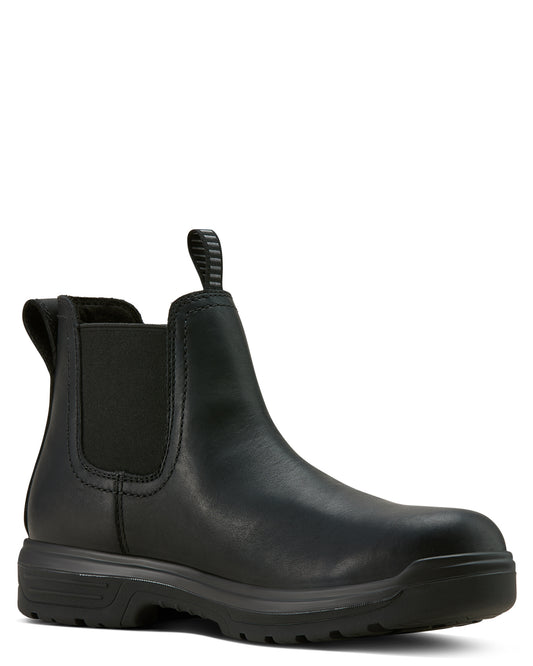 Men's Turbo Chelsea Waterproof Work Boots by Ariat from Skip’s Western Outfitters | ARI-10060896-090-D