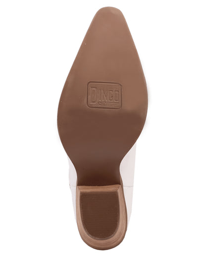 Dingo Women's King Of Clubs Western Boots in White with Snip Toe at Skip's Western Outfitters | DI2231-White