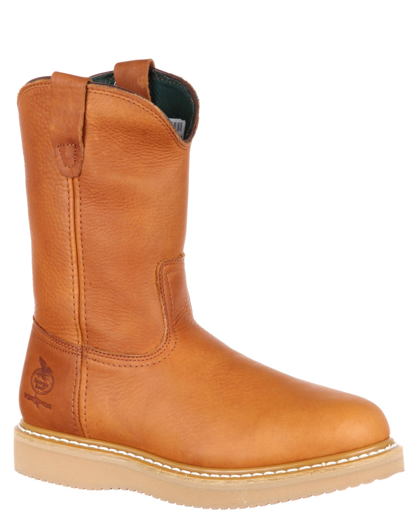 Men's Wedge Steel Toe Pull On Work Boots by Georgia from Skip’s Western Outfitters | GEO-G5353-100-M