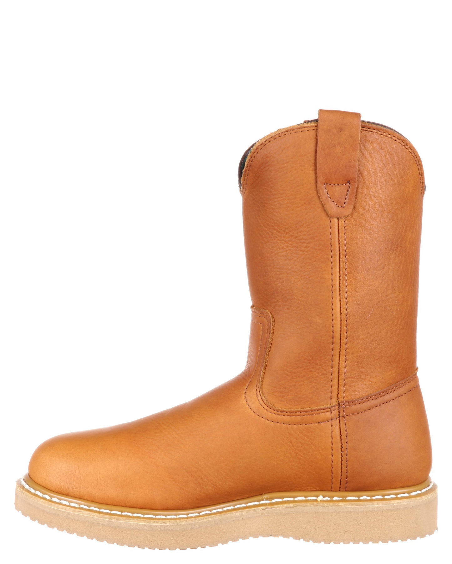 Men's Wedge Steel Toe Pull On Work Boots