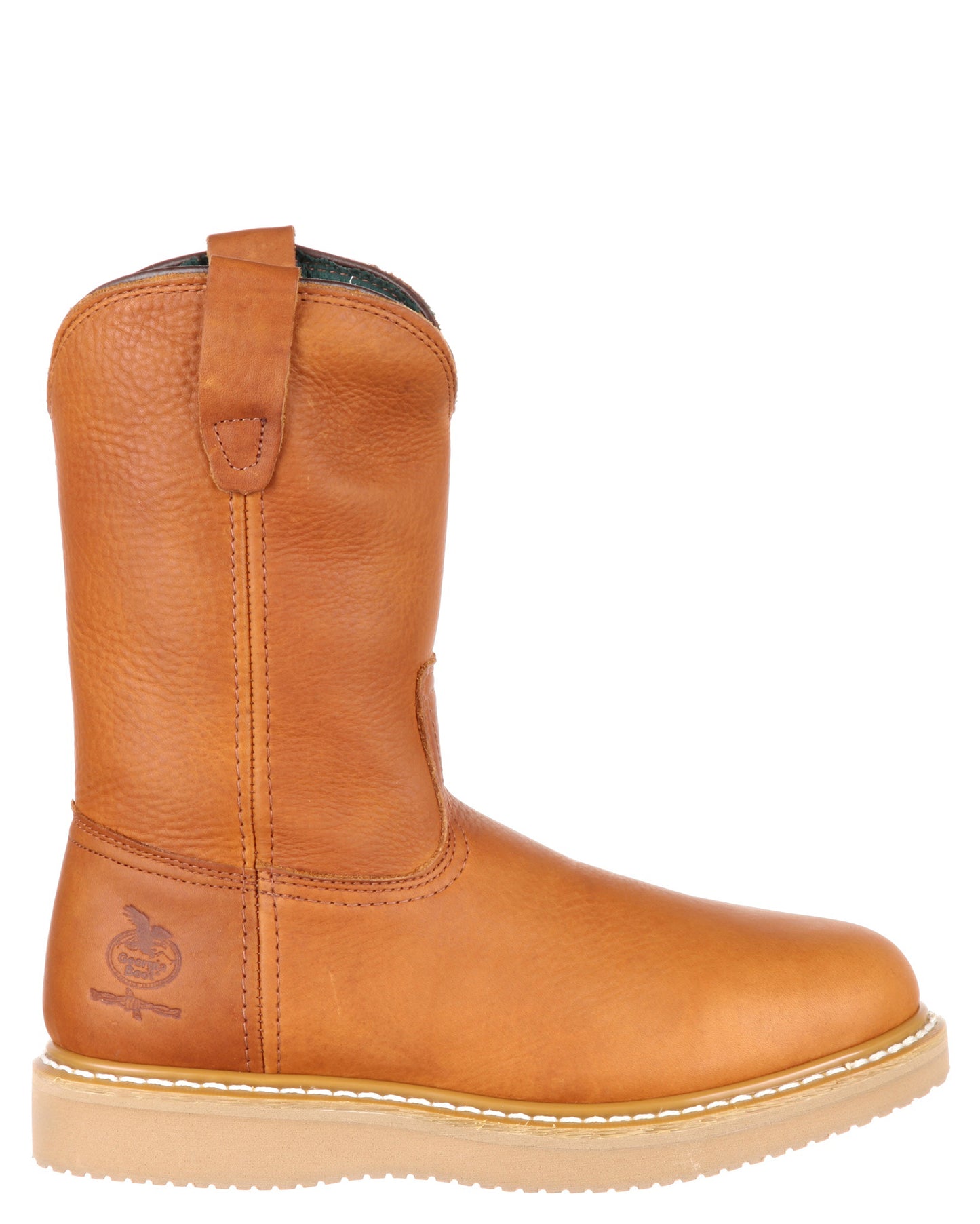 Men's Wedge Steel Toe Pull On Work Boots