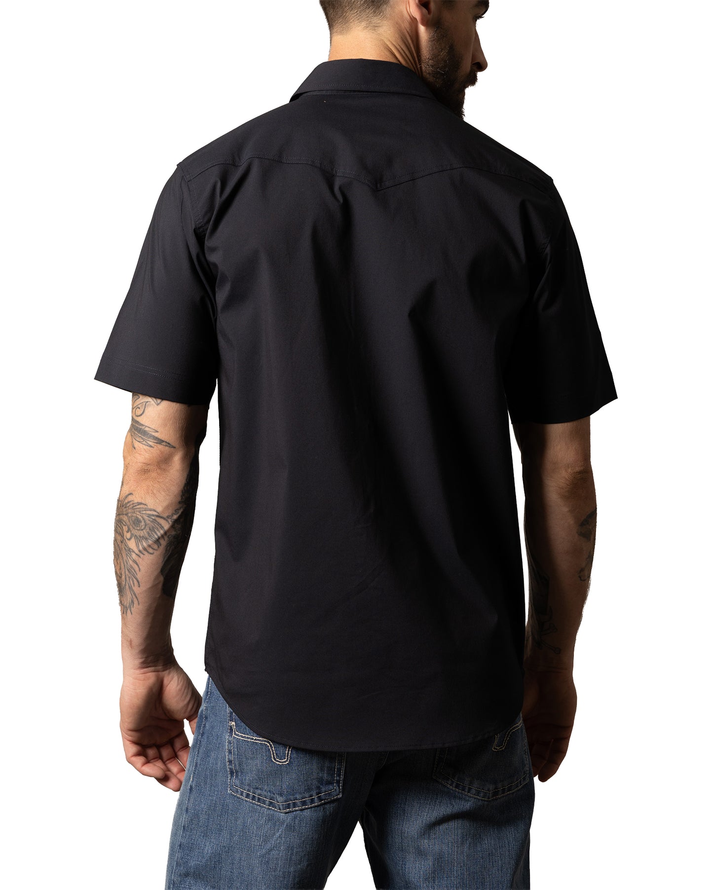 Men's Rio Dress Short Sleeve Shirt - Mds0000031-Bk001