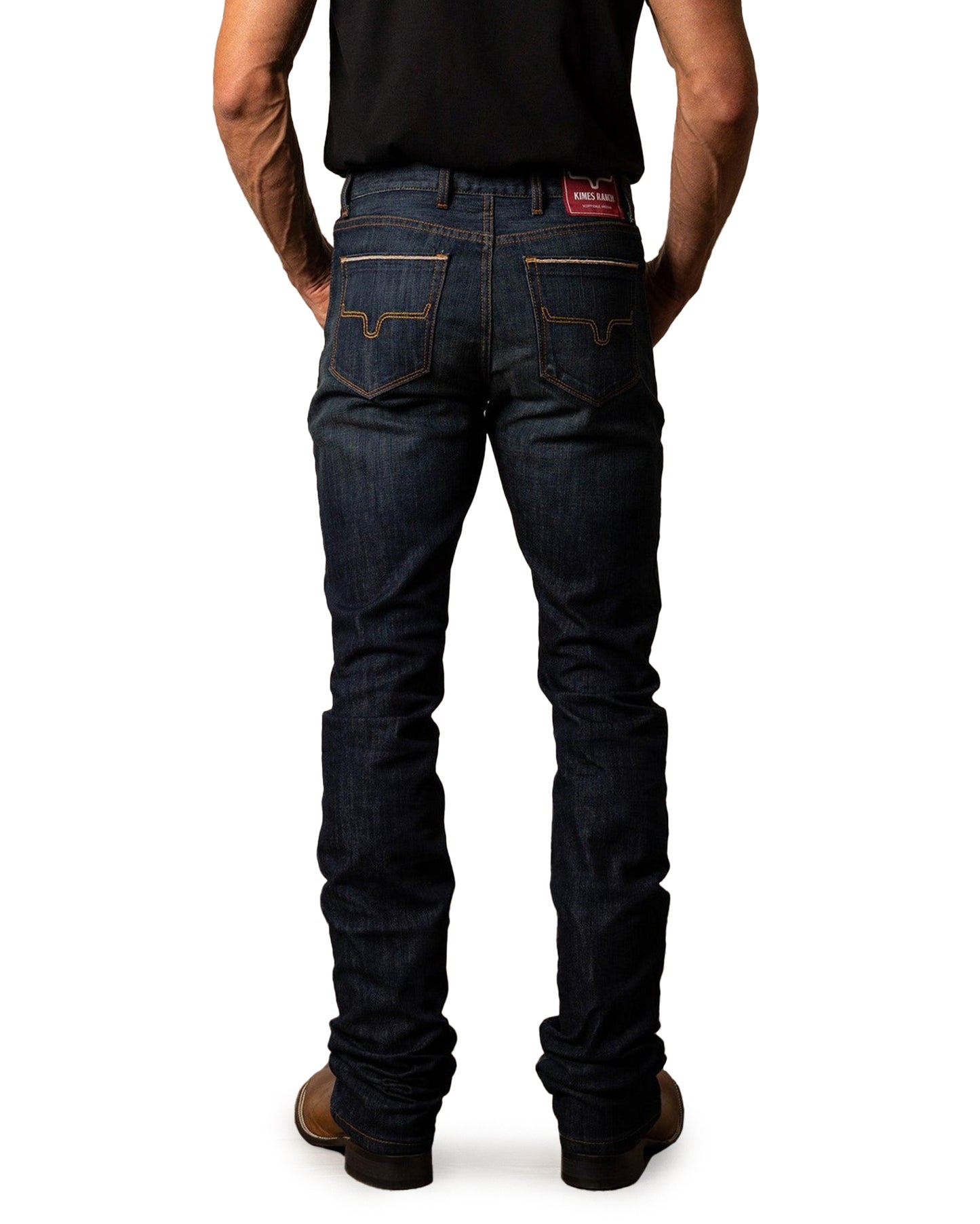 Kimes Ranch Men's Roger Slim Fit Boot Cut Jeans in Blue at Skip's Western Outfitters