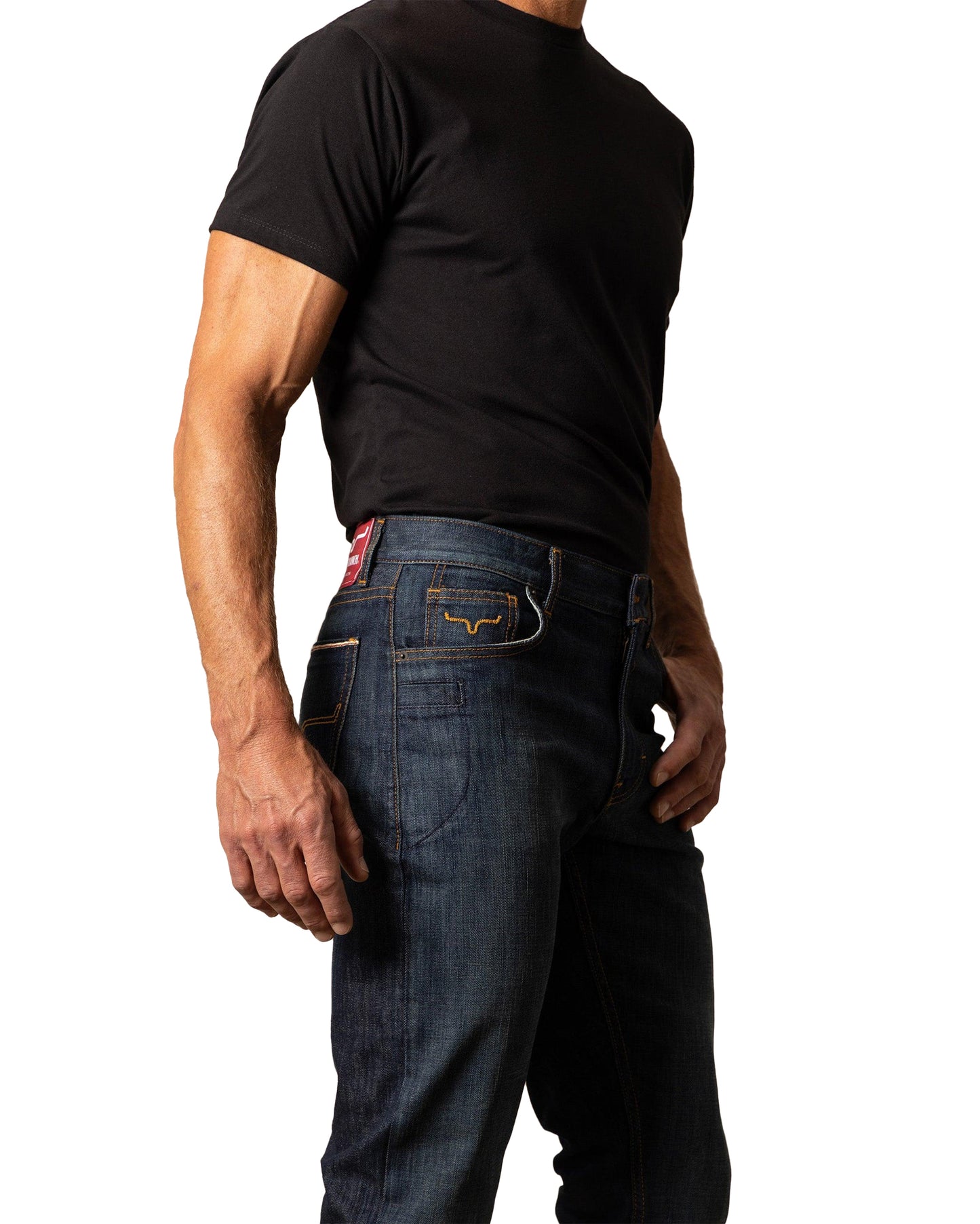 Kimes Ranch Men's Roger Slim Fit Boot Cut Jeans in Blue at Skip's Western Outfitters