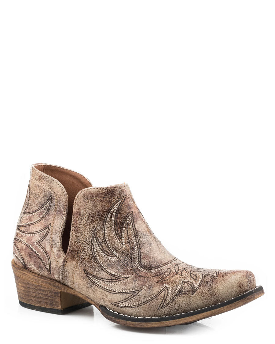 Women's Ava Western Ankle Booties by Roper from Skip’s Western Outfitters | KAR-09-021-1567-2634-ta-100-B