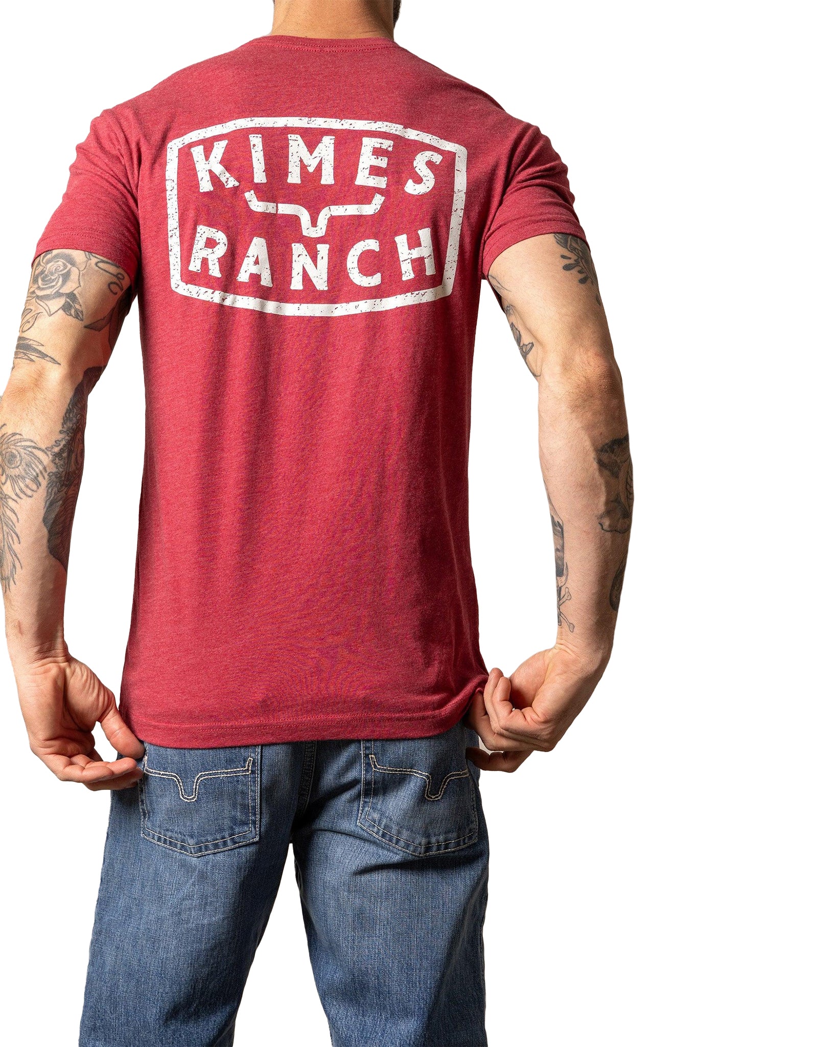 Kimes Ranch Men's Roy T-Shirt in Cardinal at Skip's Western Outfitters
