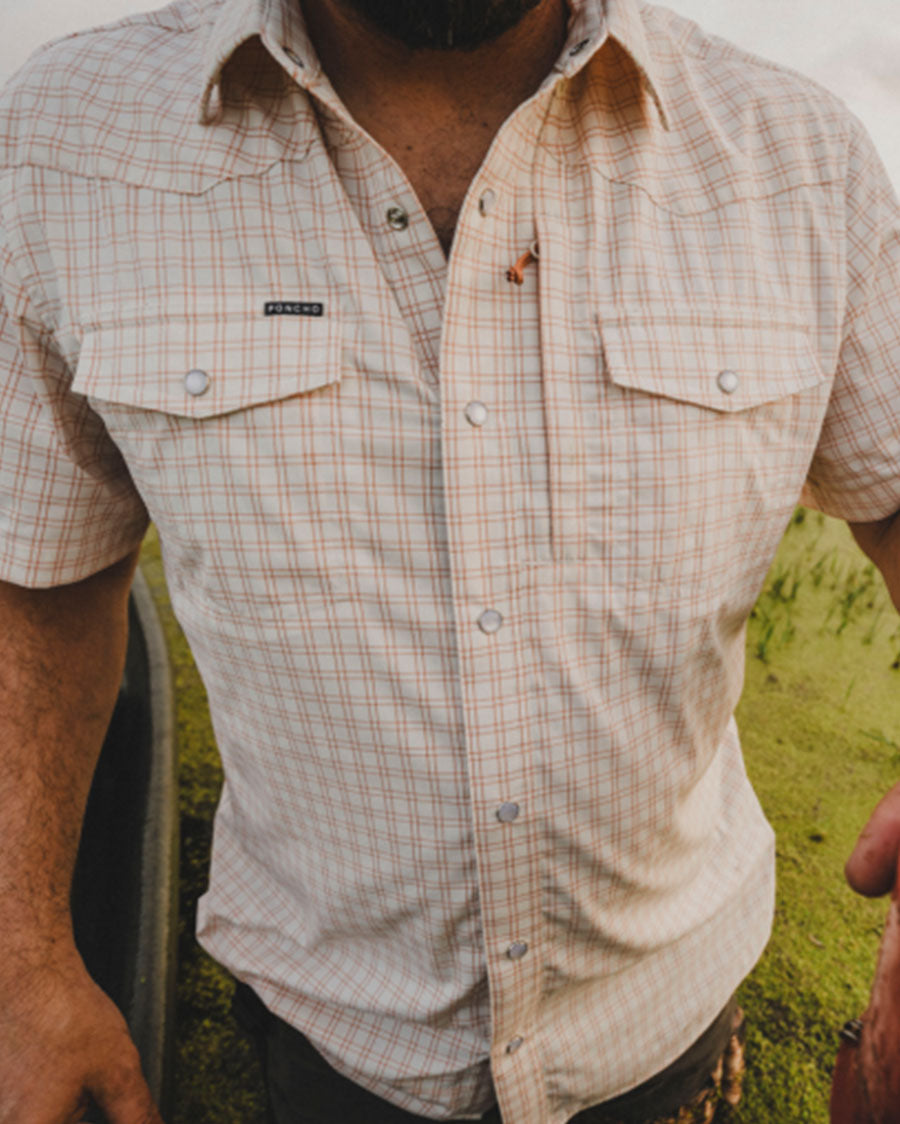 Men's The Etouffee Performance Western Shirt - Sh-Ny-Ws-Ss-3042
