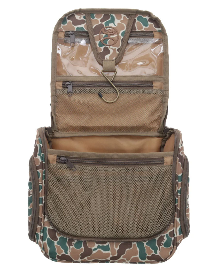 Cowboy Kit Camo Print Cowboy Kit With Hooey Mercantile Rectangle Patch Logo On Front And Brown Zipper - Tb012