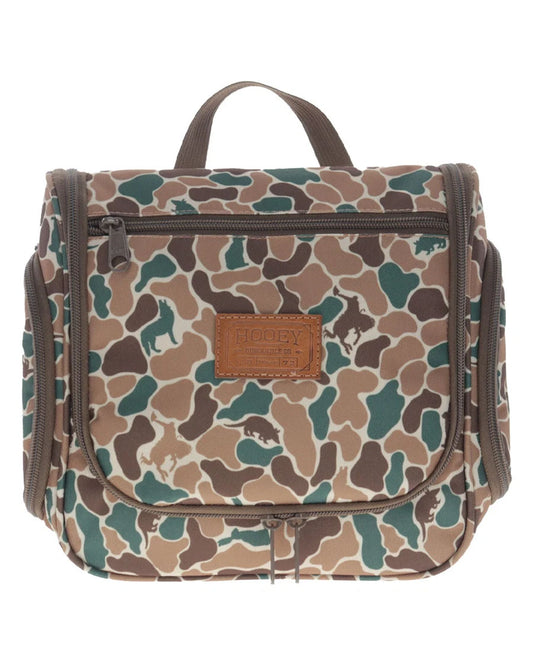 Cowboy Kit Camo Print Cowboy Kit With Hooey Mercantile Rectangle Patch Logo On Front And Brown Zipper - Tb012