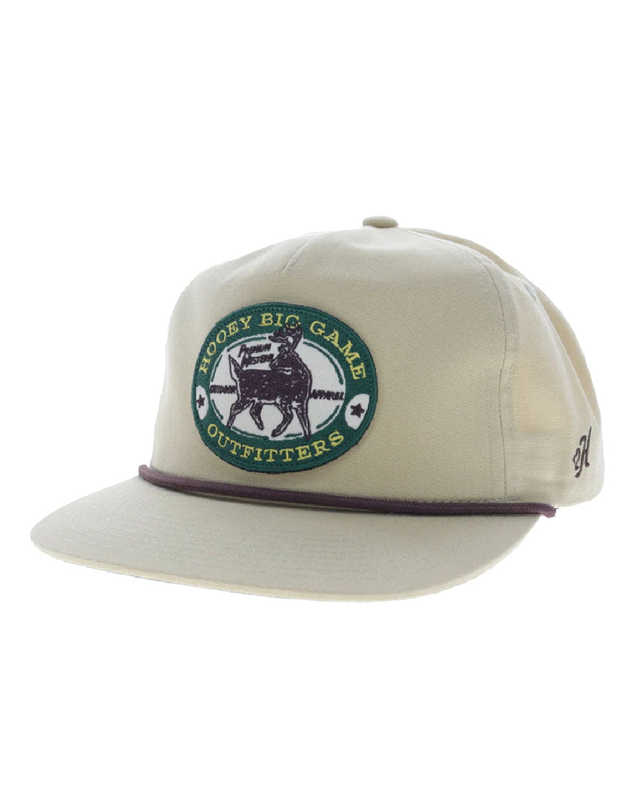 Big Game 5-Panel With Oval Big Game Embroidery Logo Trucker Hat - Osfa - 6041T-Tn