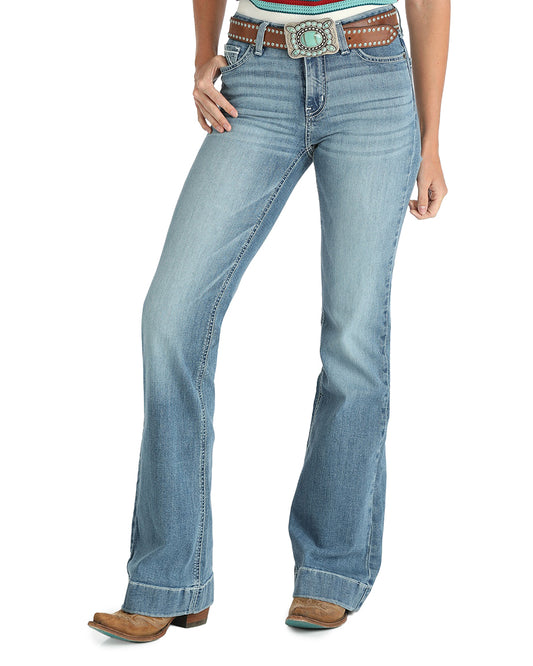Cruel Denim Women's Mila Mid Rise Trouser Jeans - Cb76953002