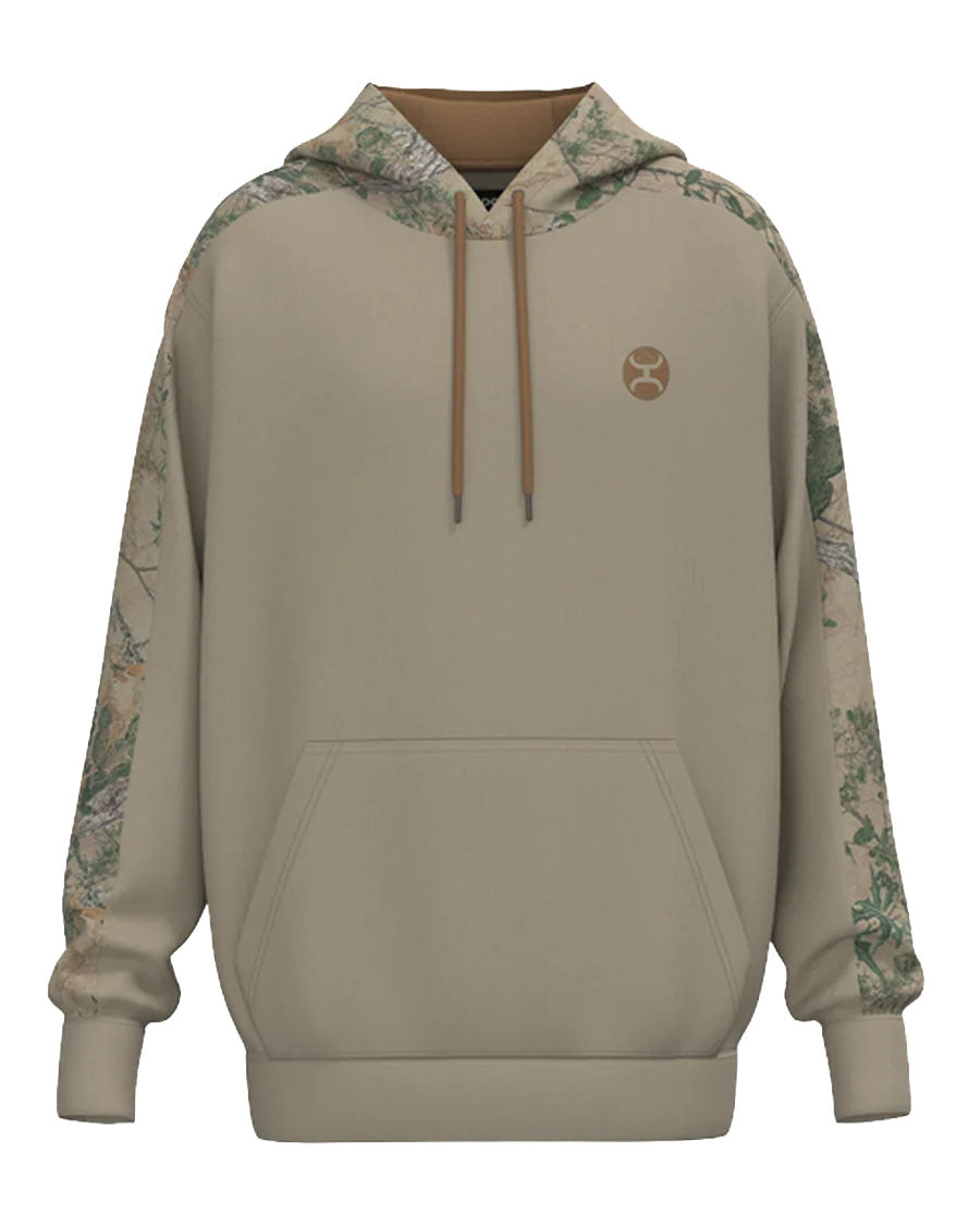 Men's Canyon Camo Accented Long Sleeve Hoodie - Hh2611Tnca
