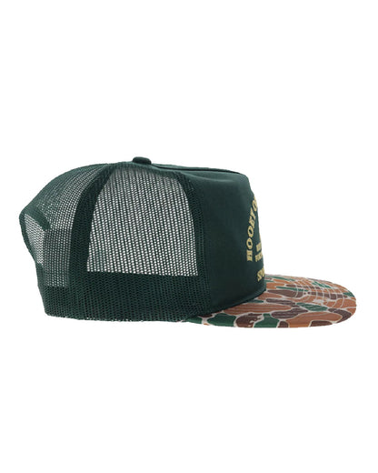 Sportsman 5-Panel Tan Hooey Outfitters Buck Embroidery And Camo Bill Trucker Hat - Osfa - 6040T-Gr