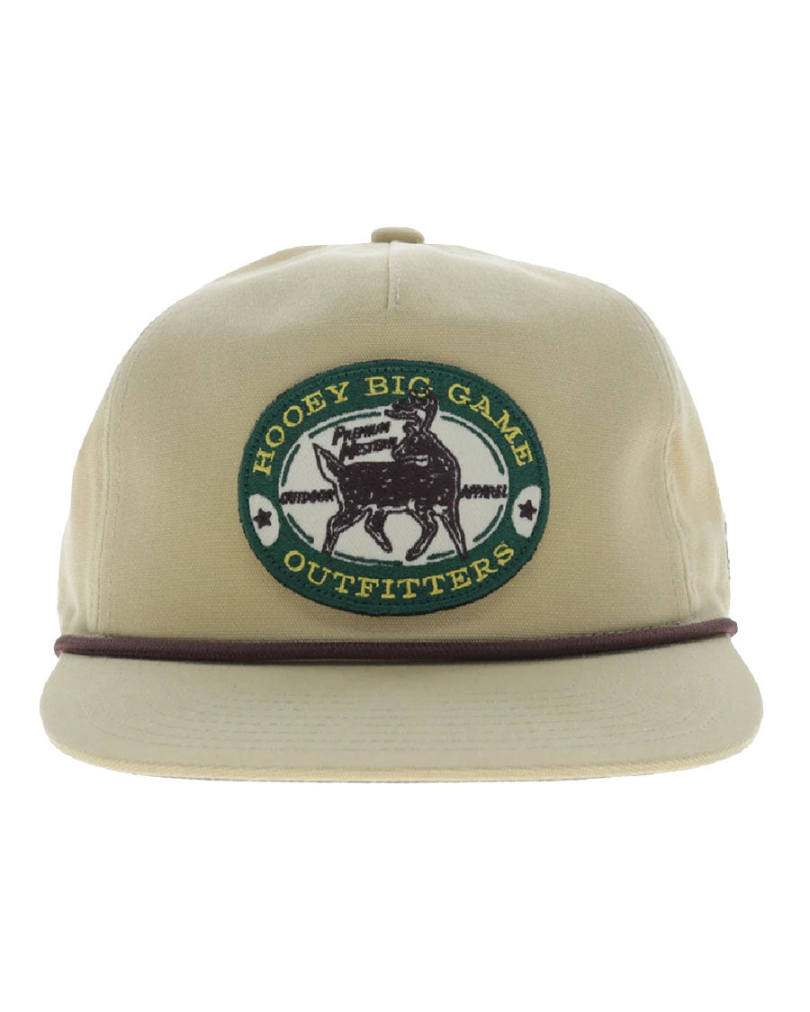 Big Game 5-Panel With Oval Big Game Embroidery Logo Trucker Hat - Osfa - 6041T-Tn