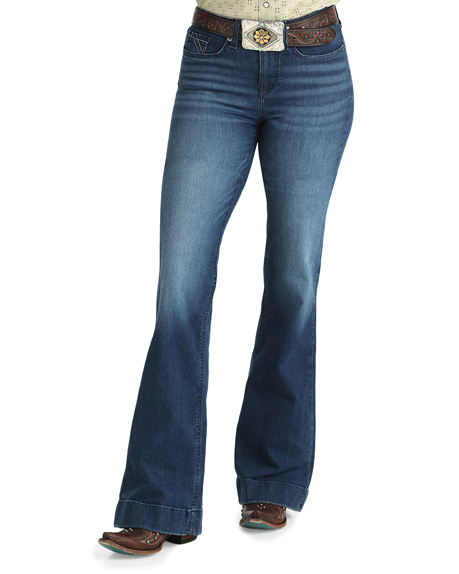 Cruel Denim Women's Mila Mid Rise Trouser Jeans - Cb76953001