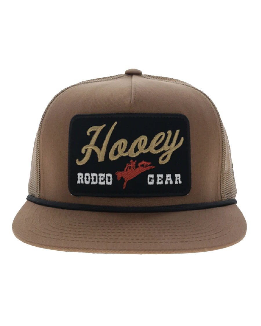 Tap 5-Panel Rodeo Gear Patch Trucker Cap - Osfa - 2691T-Tn