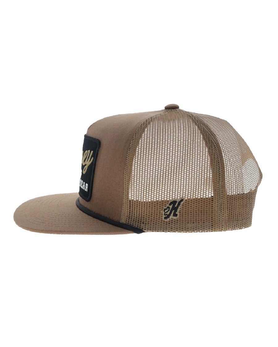 Tap 5-Panel Rodeo Gear Patch Trucker Cap - Osfa - 2691T-Tn