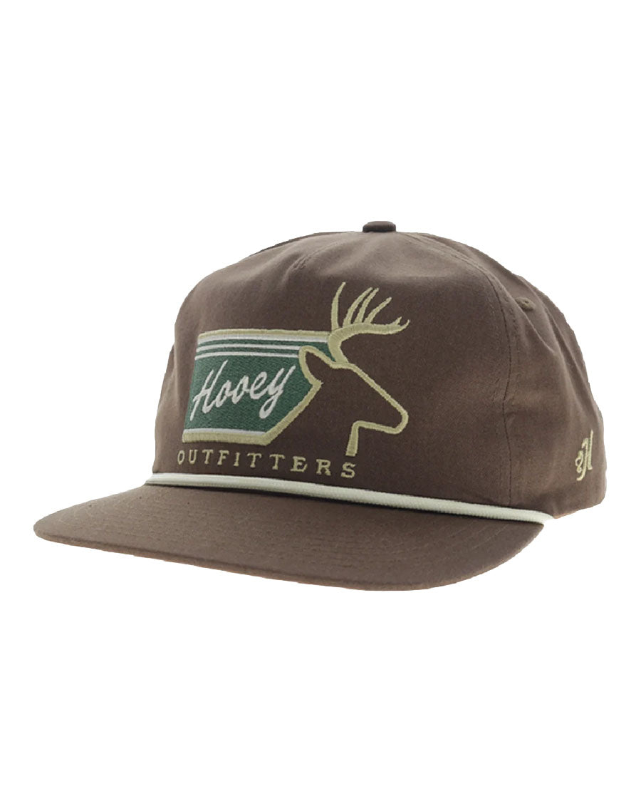 Carrizo 5-Panel Full Surround Snapback Hat - Osfa - 6039T-Br