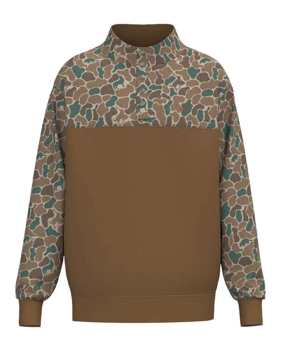 Men's Stevie Long Sleeve Camo Pullover - Hh2609Brca
