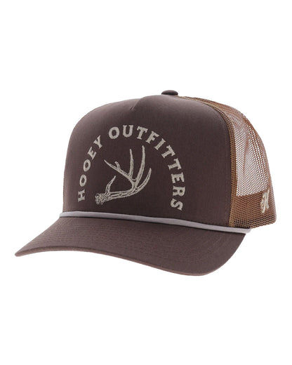 Shed 5-Panel Trucker Snapback Hat - Osfa - 6043T-Brtn