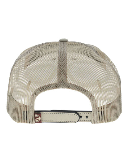 Buckin' Hard 5-Panel Trucker Snapback Hat - Osfa - 2692T-Tn