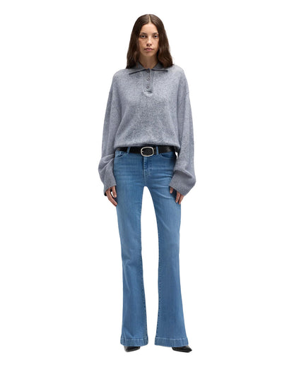 Women's Dojo Slim Illusion Flare Jeans - 7U307C12-1Zh