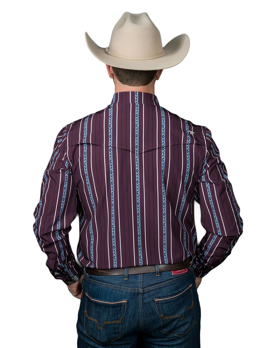 Men's The Reid Long Sleeve Pearl Snap Performance Western Shirt - Fpl1026156
