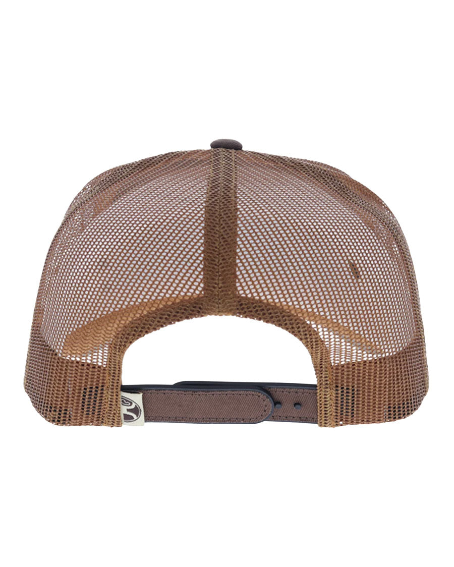 Shed 5-Panel Trucker Snapback Hat - Osfa - 6043T-Brtn