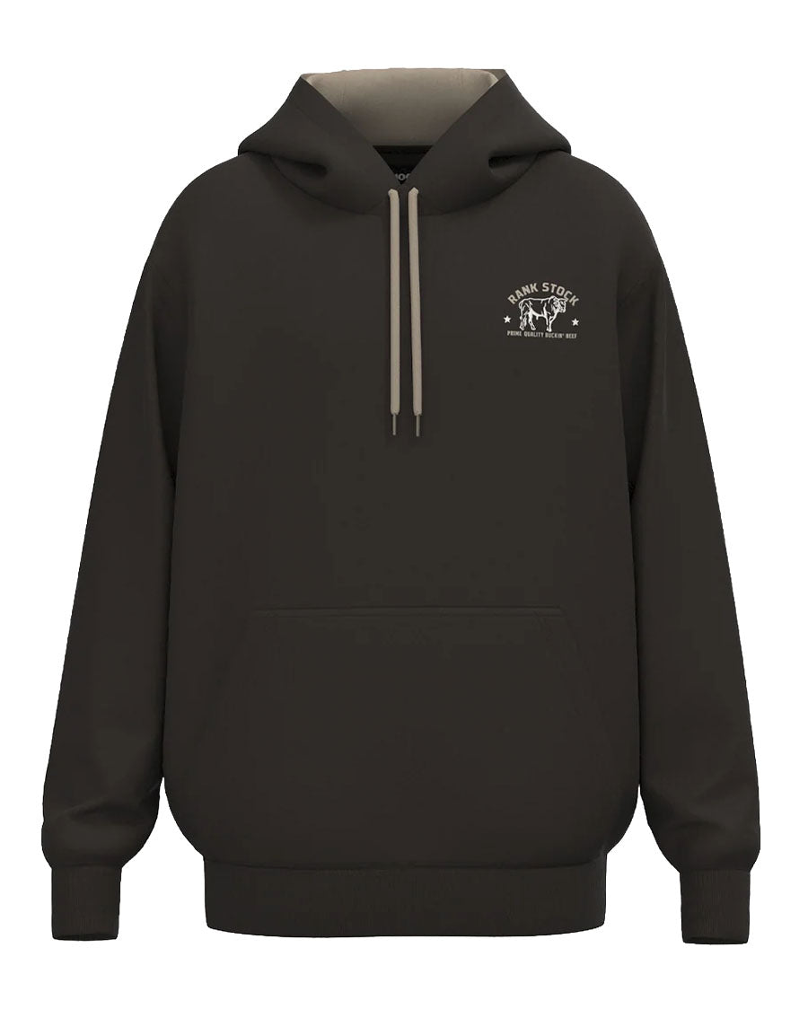 Men's Charbray Rank Stock Long Sleeve Hoodie - Rh2602Dkbr