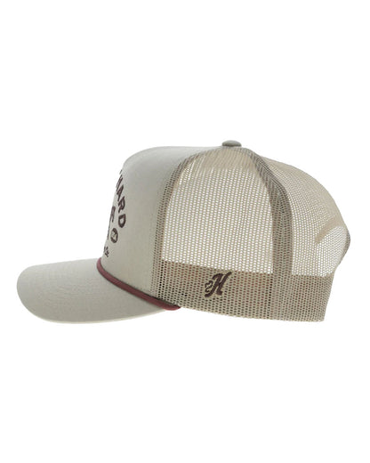 Buckin' Hard 5-Panel Trucker Snapback Hat - Osfa - 2692T-Tn