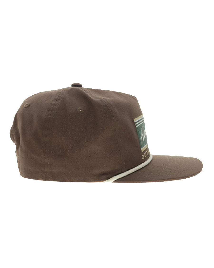 Carrizo 5-Panel Full Surround Snapback Hat - Osfa - 6039T-Br
