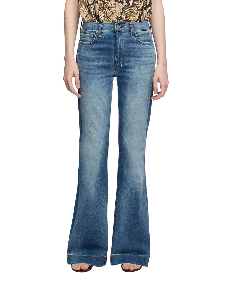 Women's Dojo Tailorless Slim Illusion Flare Jeans - 7U45244A-Dlu
