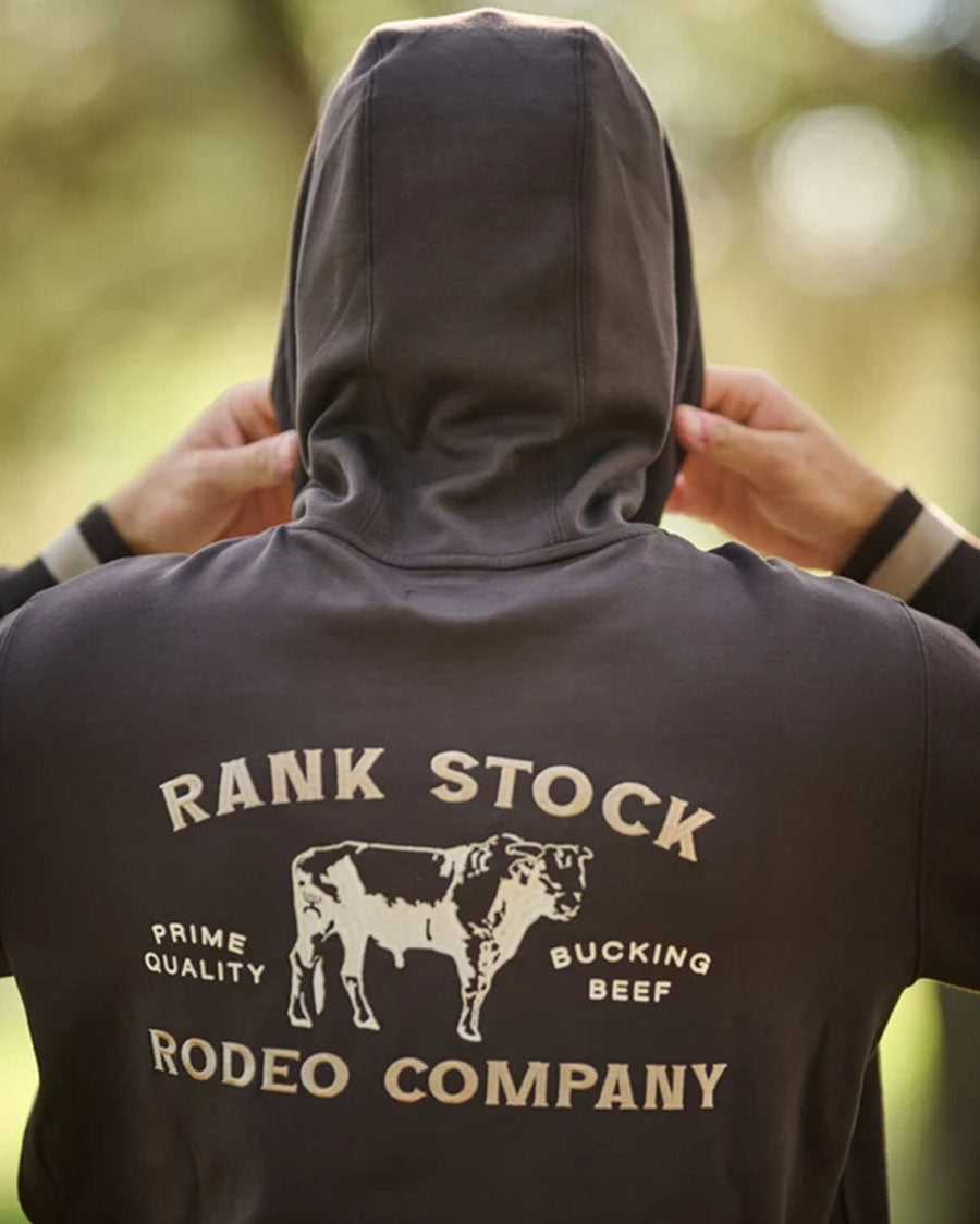 Men's Charbray Rank Stock Long Sleeve Hoodie - Rh2602Dkbr