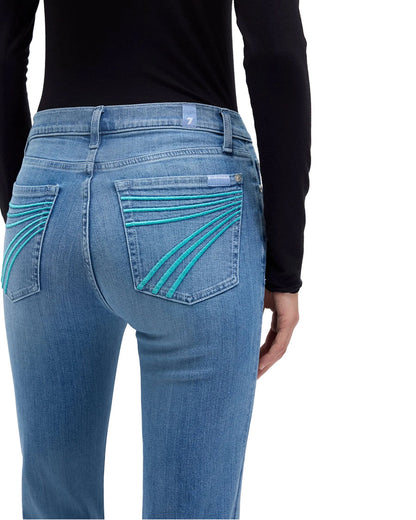 Women's Dojo Slim Illusion Flare Jeans - 7U307C12-1Zh