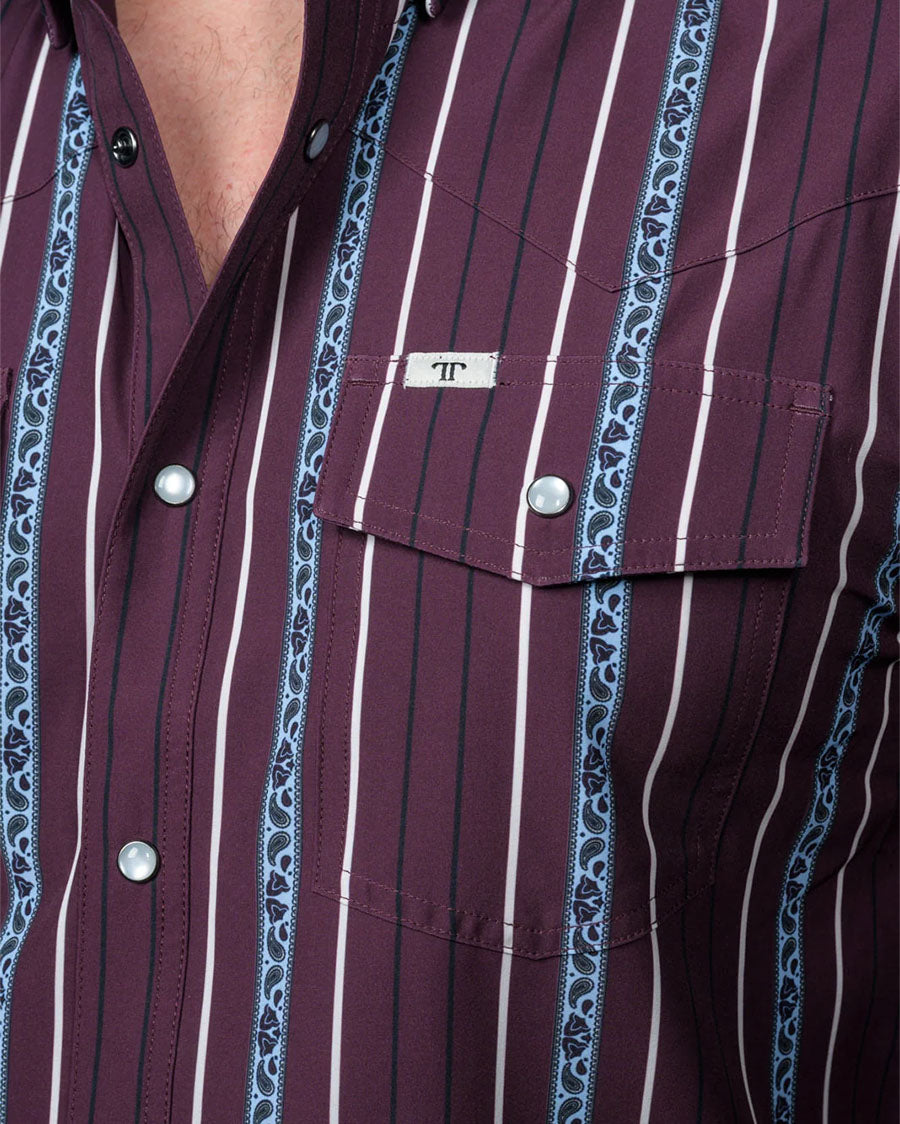 Men's The Reid Long Sleeve Pearl Snap Performance Western Shirt - Fpl1026156