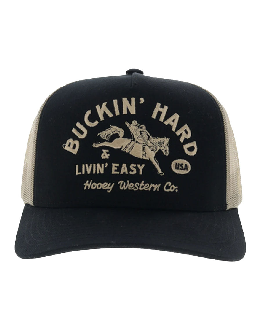 Youth Buckin' Hard 5-Panel Trucker Snapback Hat - 2692T-Bktn-Y