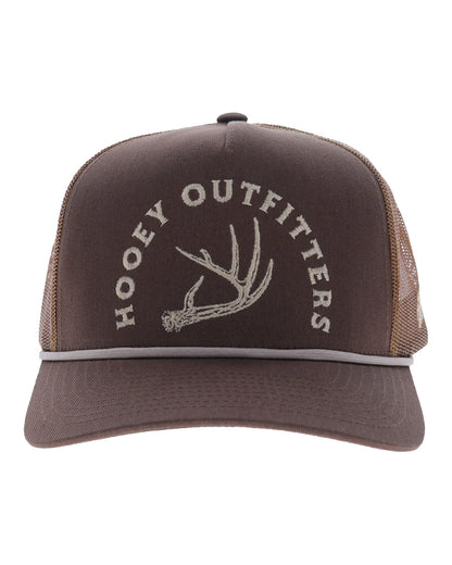 Shed 5-Panel Trucker Snapback Hat - Osfa - 6043T-Brtn