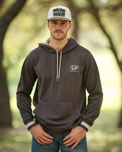 Men's Charbray Rank Stock Long Sleeve Hoodie - Rh2602Dkbr