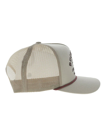 Buckin' Hard 5-Panel Trucker Snapback Hat - Osfa - 2692T-Tn