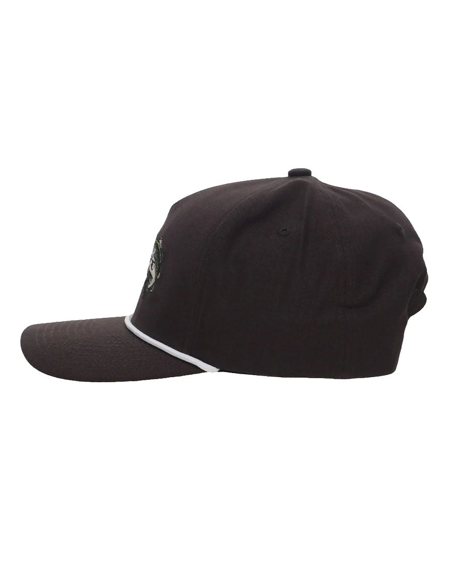 Bass 5-Panel Full Surround Snapback Hat - 6036T-BR